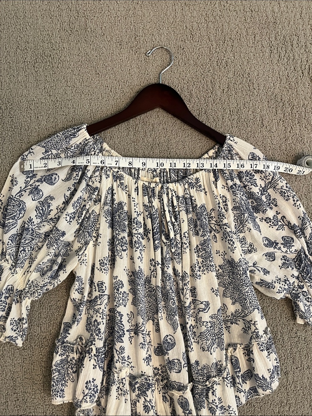Women’s Denim & Supply Ralph Lauren Peasant Blouse - Picture 6 of 9